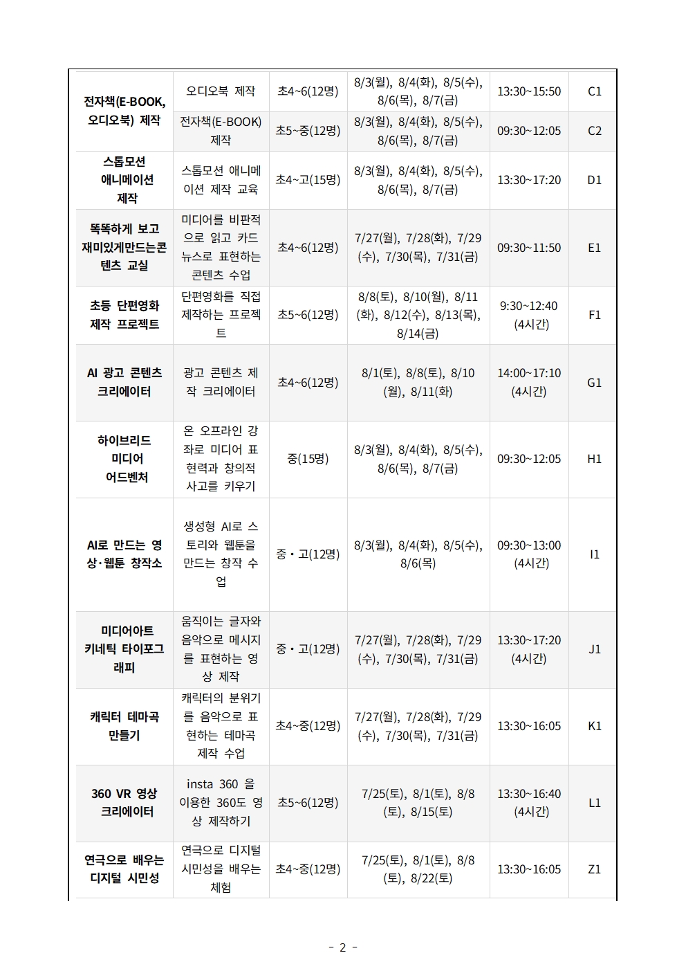 [가정통신문]_2026 미소Dream 공유학교 여름방학 미소로 프로그램 참여 및 프로그램 안내002