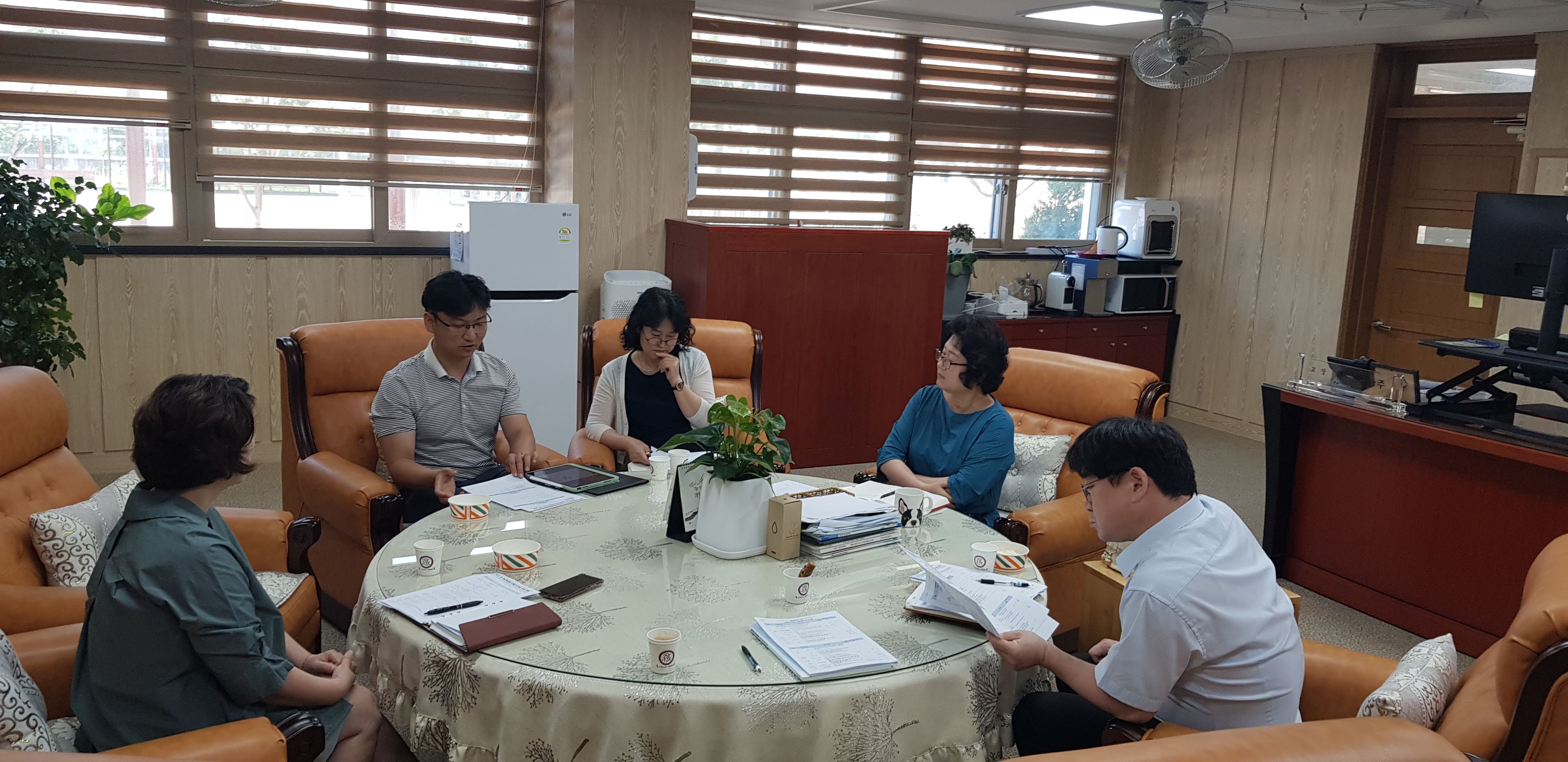 IB 관심학교 운영 관련 도교육청 장학사 방문